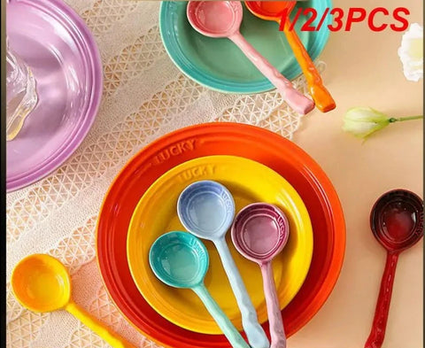 Colorful Ceramic Spoon Set - Bring Vibrancy to Your Kitchen