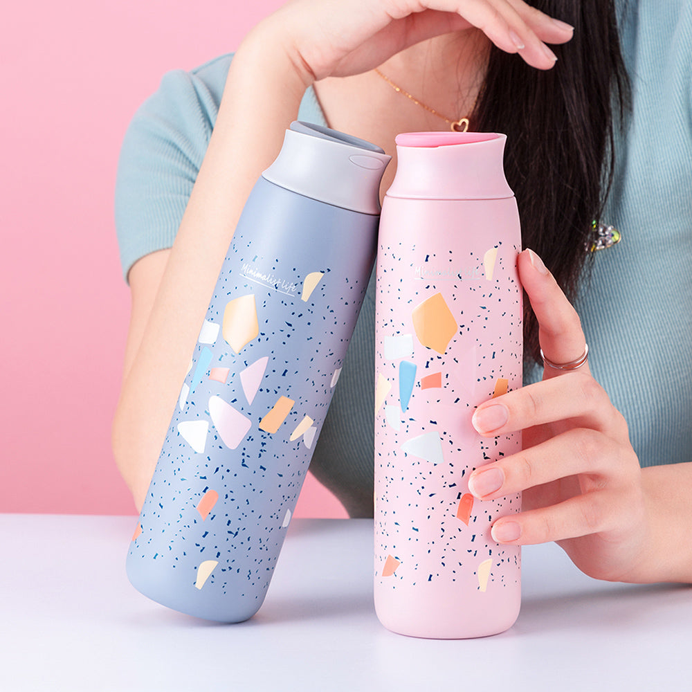 400ML Water Bottle for Children,Thermos With Cute Pattern,Children