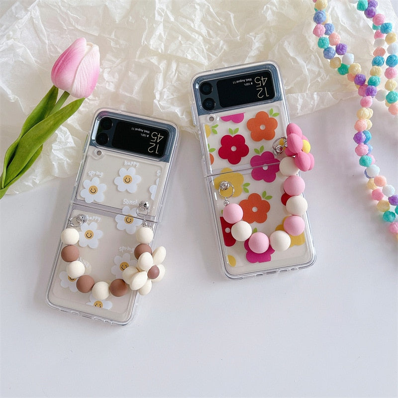 Cute Chibi Moon Samsung Phone Case for Samsung Galaxy Z Flip 3 (5G