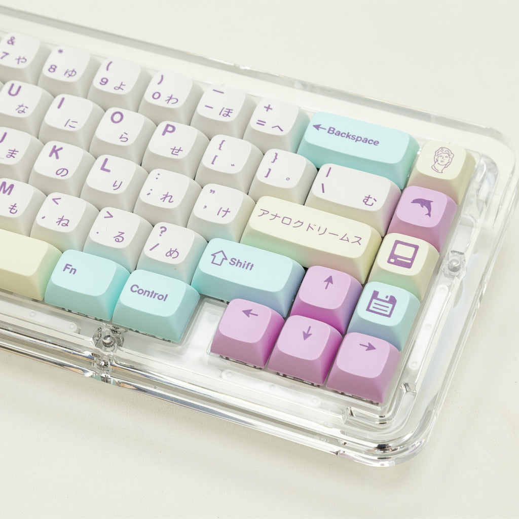 140 Keys cute Japanese Keycaps set, XDA Profile, Mechanical keyboard