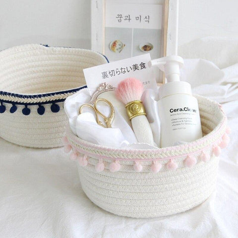 white waterproof storage basket