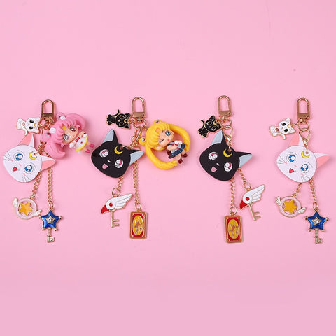 sailor moon key chain